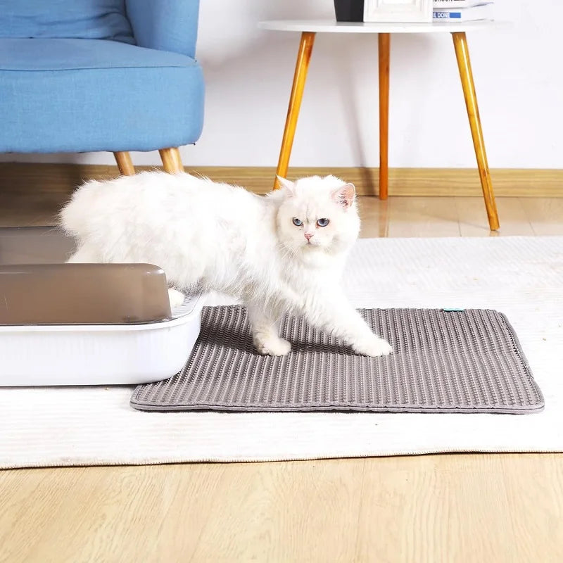 Double-Layer Waterproof Cat Litter Mat