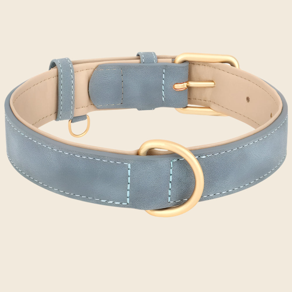 Durable Leather Dog Collar – Soft & Adjustable