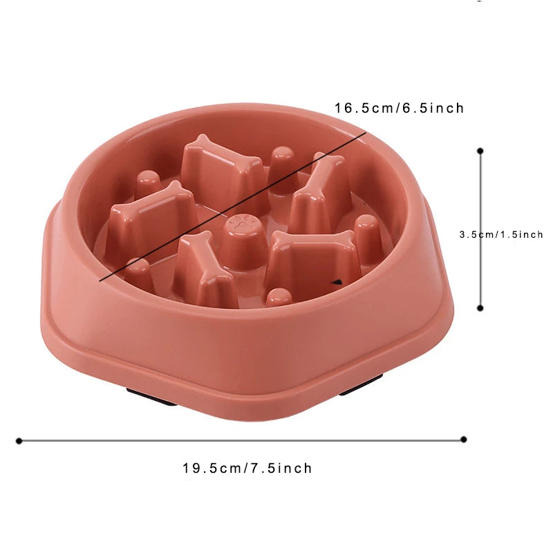 Slow Feeder Dog Bowl (Anti-choking)