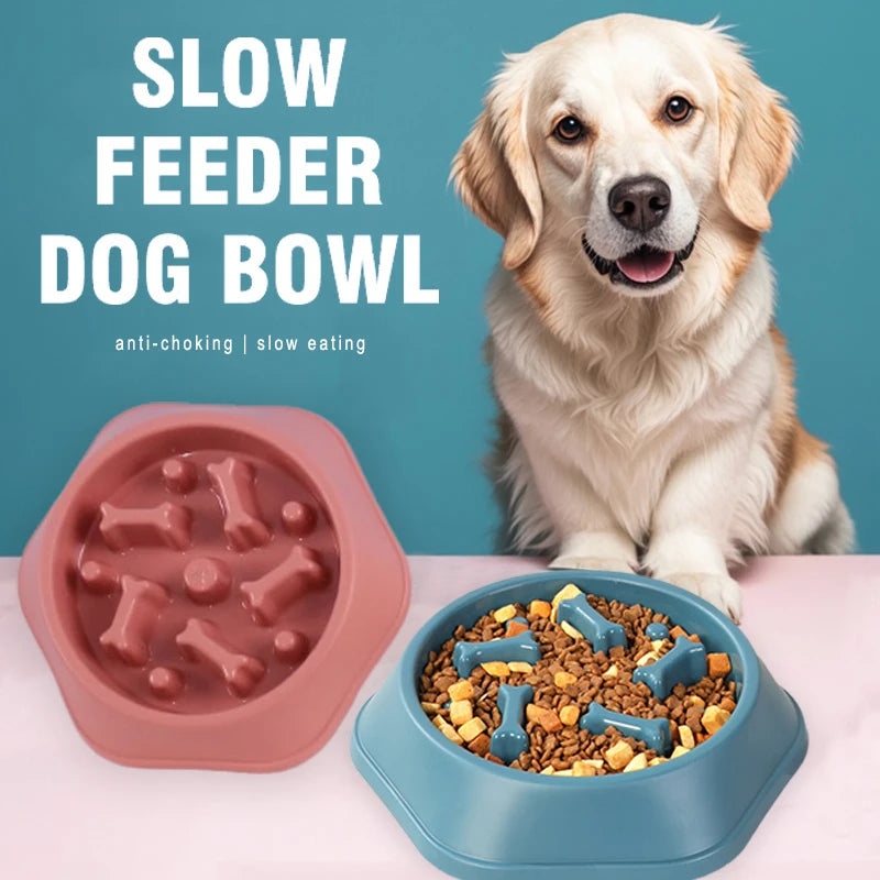 Slow Feeder Dog Bowl (Anti-choking)