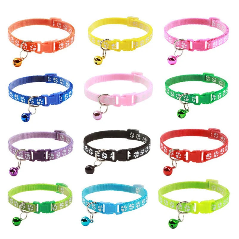 Pet Cat & Dog Bell Collar – Adjustable