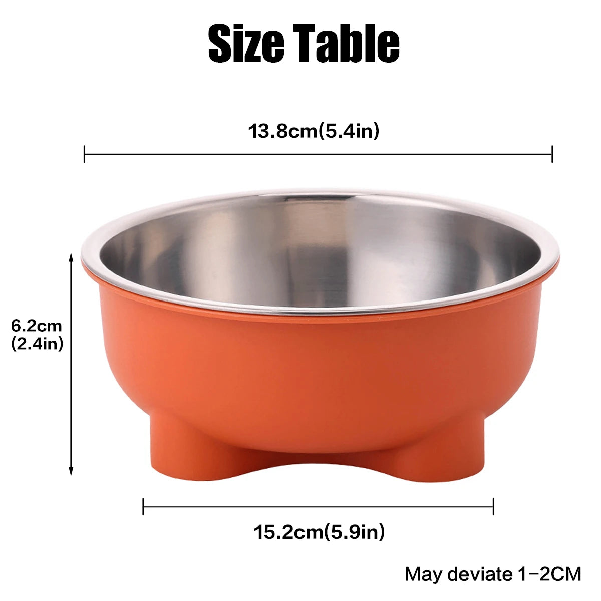 Stainless Steel Anti-Slip Dog Bowl