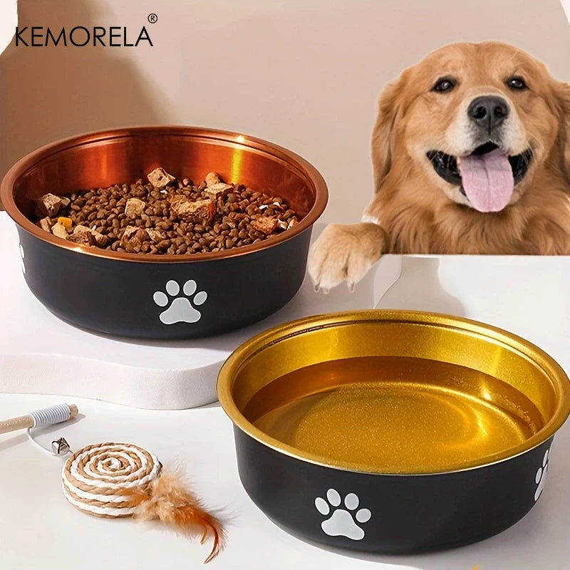 Anti-Slip Stainless Steel Dog Bowl