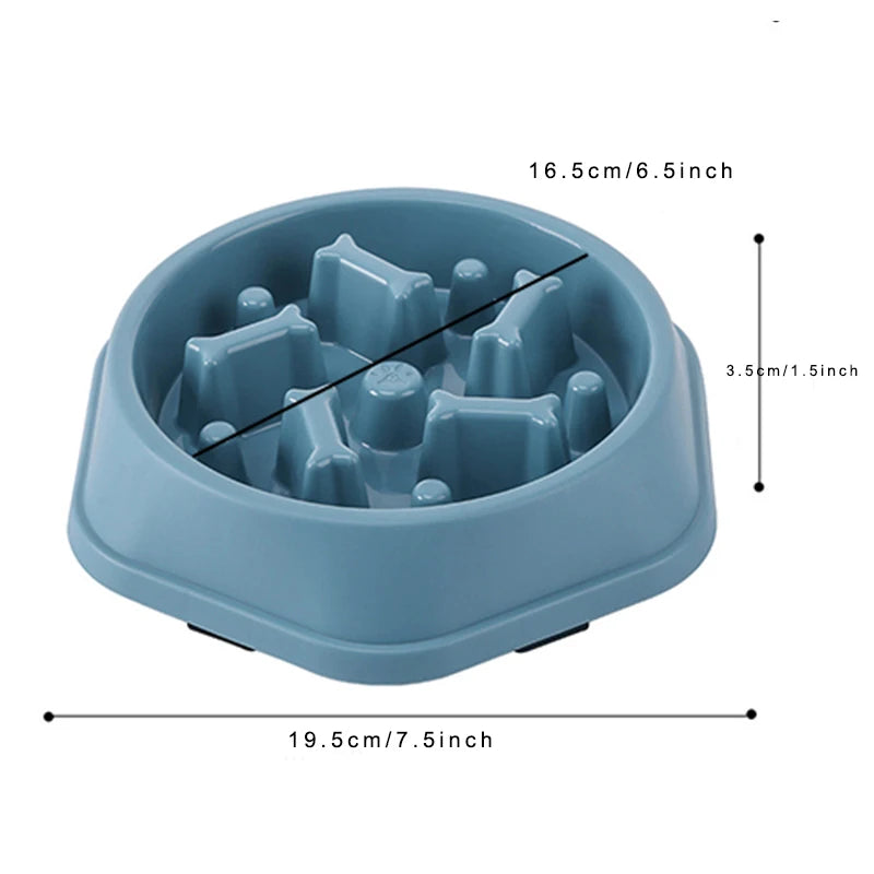 Slow Feeder Dog Bowl (Anti-choking)