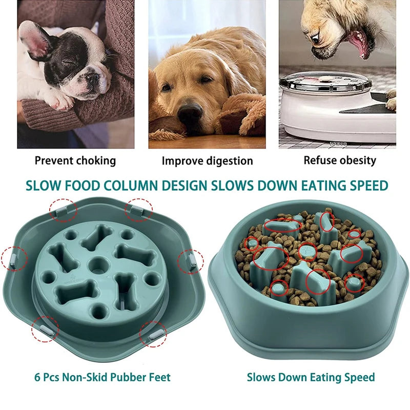 Slow Feeder Dog Bowl (Anti-choking)