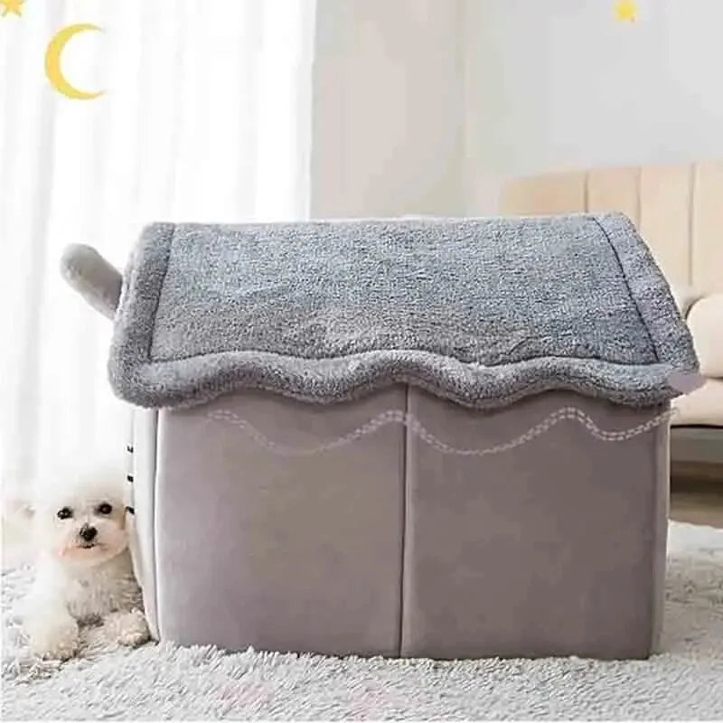 Indoor Warm House/Bed with Removable Cushion