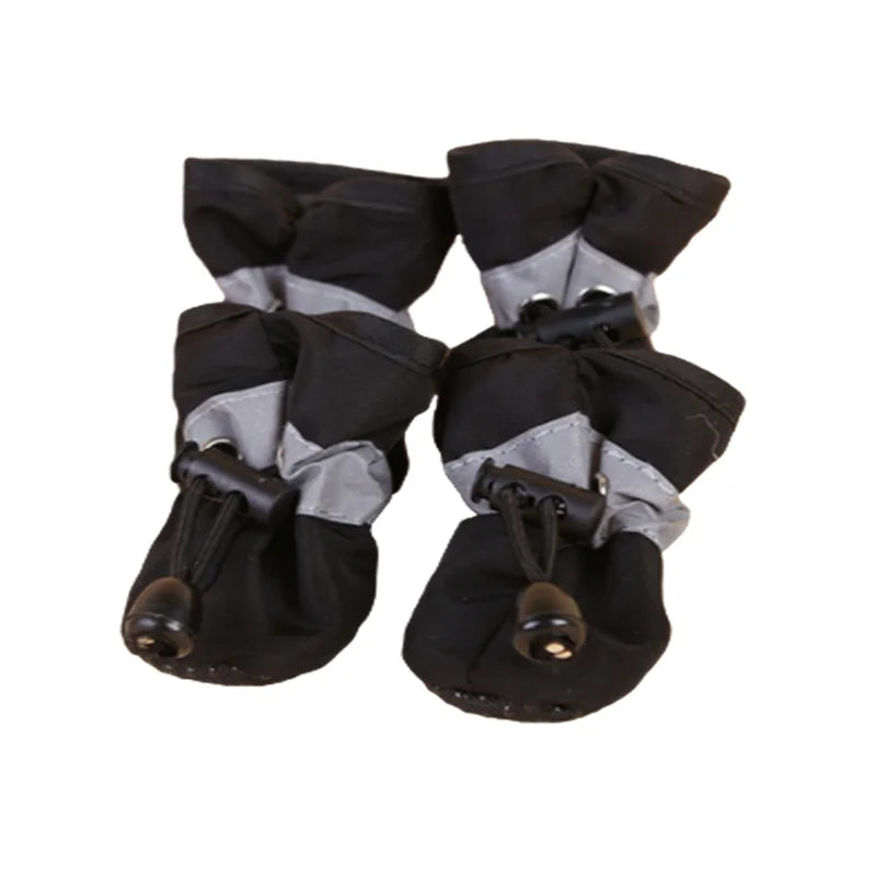 4pcs/set Waterproof Dog Shoes