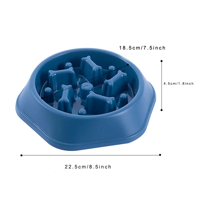 Slow Feeder Dog Bowl (Anti-choking)