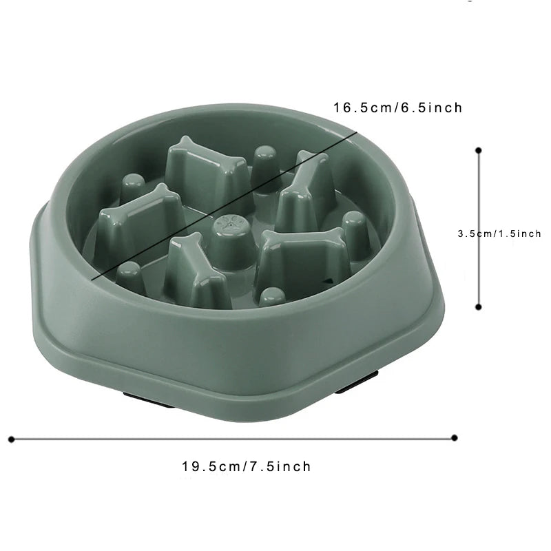 Slow Feeder Dog Bowl (Anti-choking)